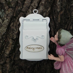 Fairy Garden Miniatures Mailbox, fairy garden accessories, terrarium supply, mail box, handmade sign, Fairy NOT INCLUDED