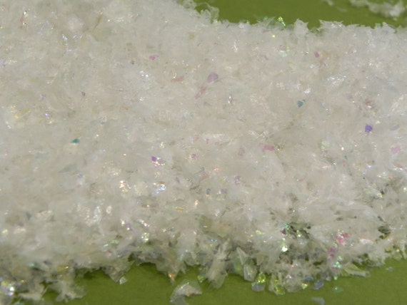 Fake Snow Flakes Iridescent Artificial Decorative Snow for Fairy