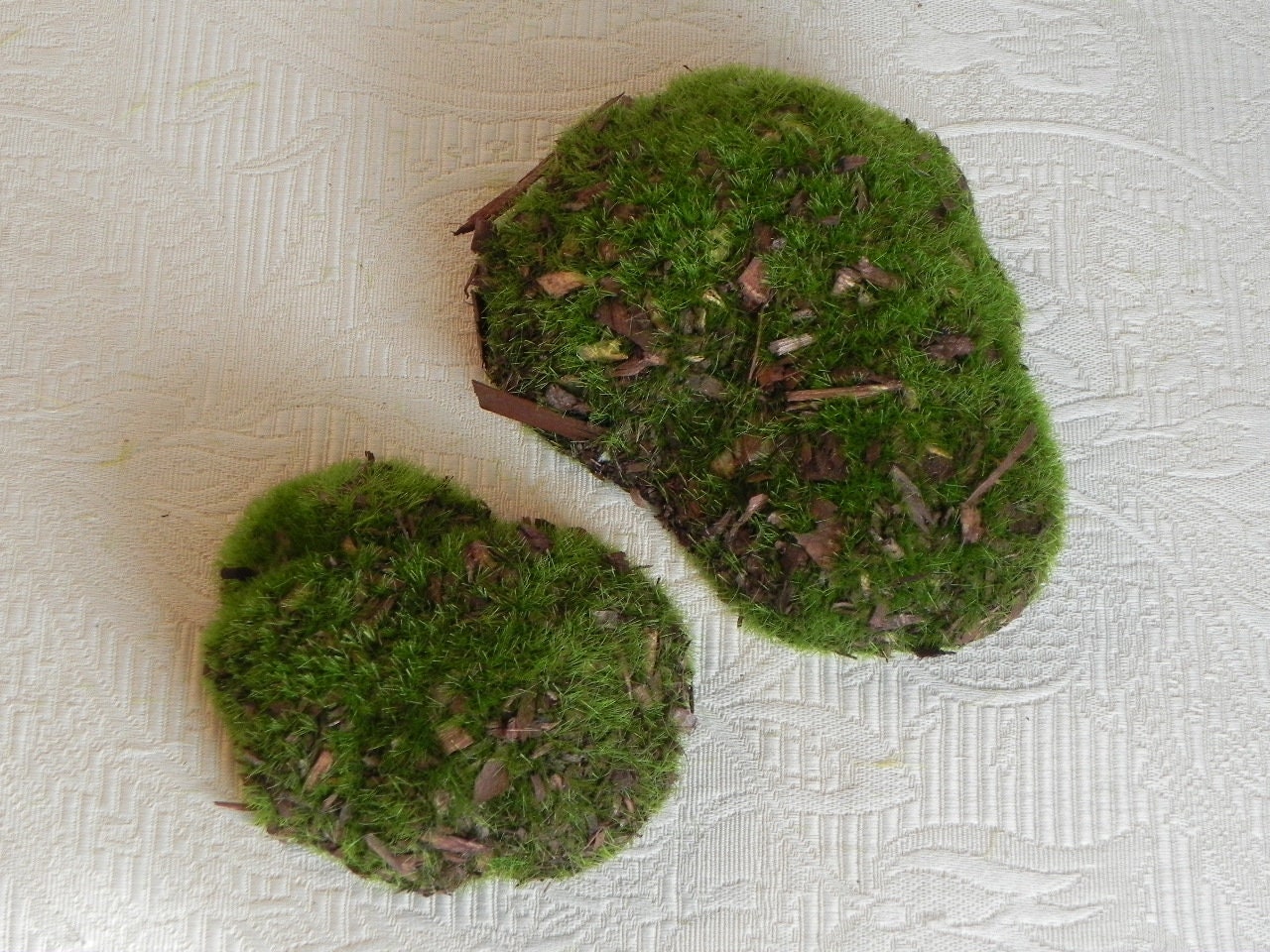 Artificial Moss Stones for Fairy Gardens 4 Sizes Fake Stones Imitation Moss  Faux Grass Grass Stones Rocks Moss Rocks 