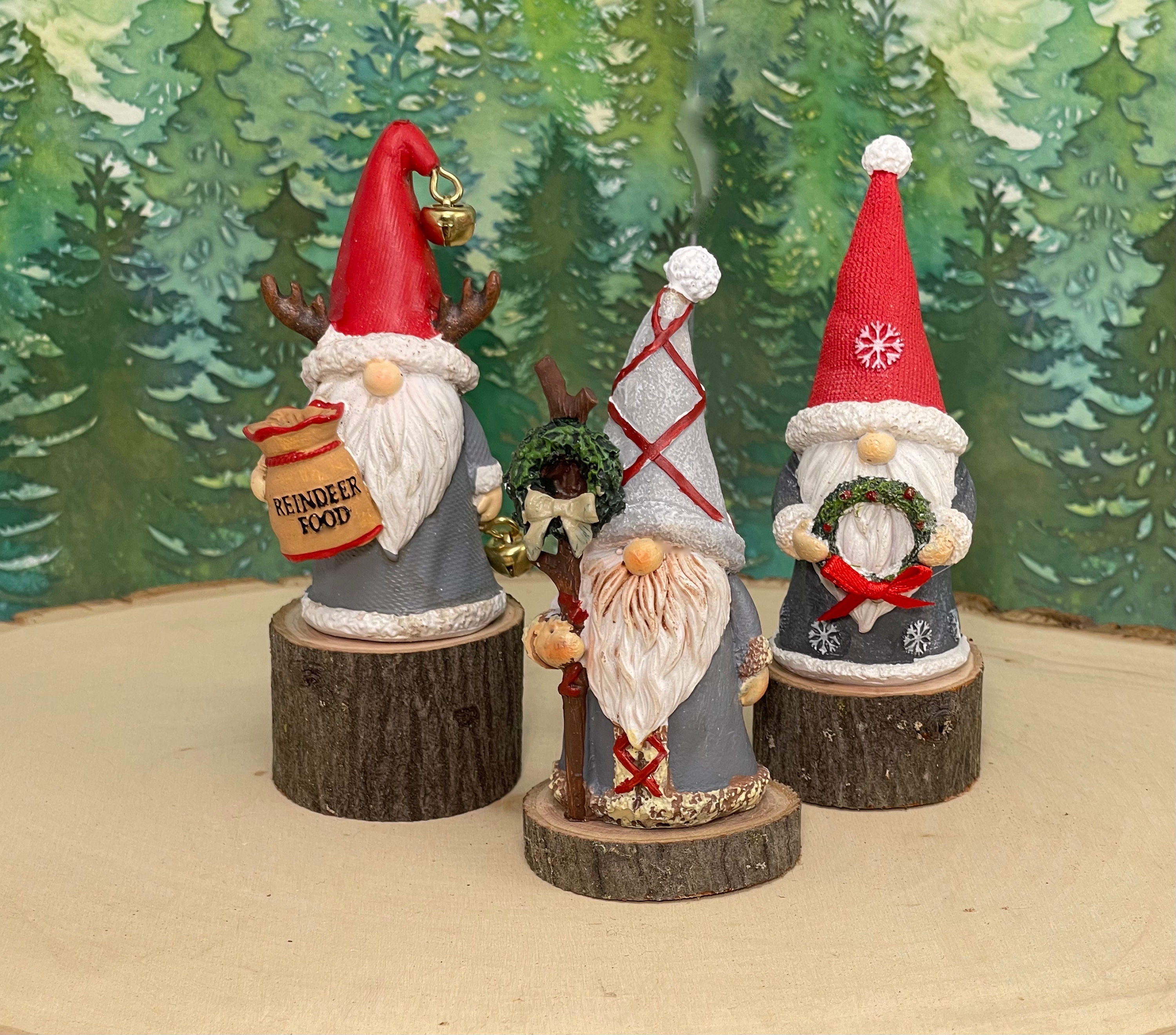 New Christmas Lover Santa Claus snowman Deer miniature figurine Model  dollhouse home fairy garden decoratio… in 2023