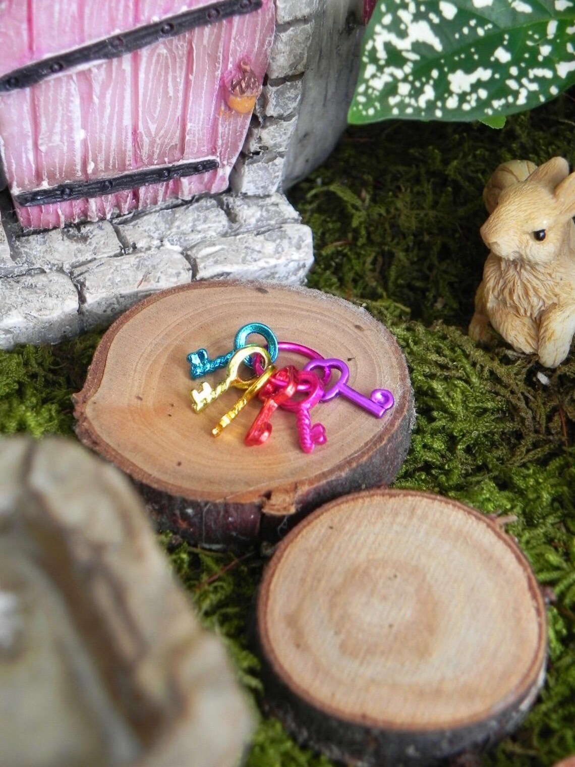 Miniature Keys Dollhouse Keys Colorful Mini Key Set Keys Etsy