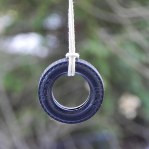 Mini Whitewall Tire Tree Swing Fairy Garden Accessory Dollhouse Landscape Decor Mini Whitewall Tire Tree Swing Fairy Garden Accessory Dollhouse Landscape Decor