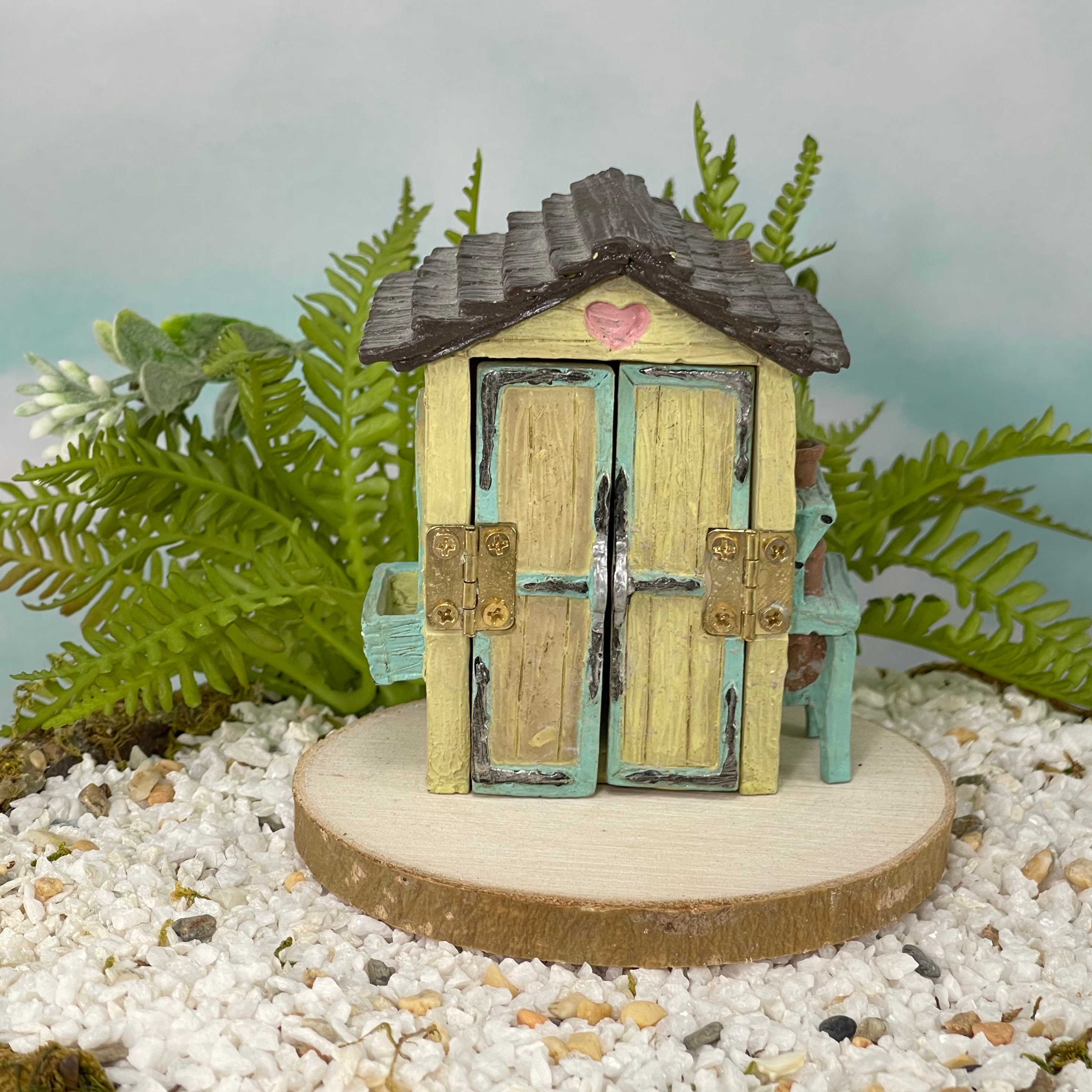 UPKOCH Faiy Gaden Mini House Accessoies, Miniatue Village