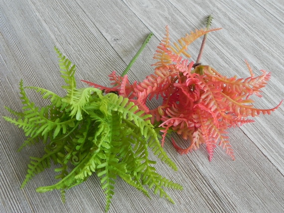 Faux Greenery, Artificial Ferns, Mini Faux Plants Supplies, Plant Greenery,  Floral Supply, Mini Garden, Mini Fern Pick 