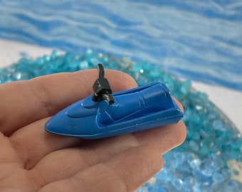 Miniature Water Scooter, Plastic Model, Cupcake Cake Topper, Figure, Fairy Beach Garden Accessories, Diorama Terrarium, Craft Supply