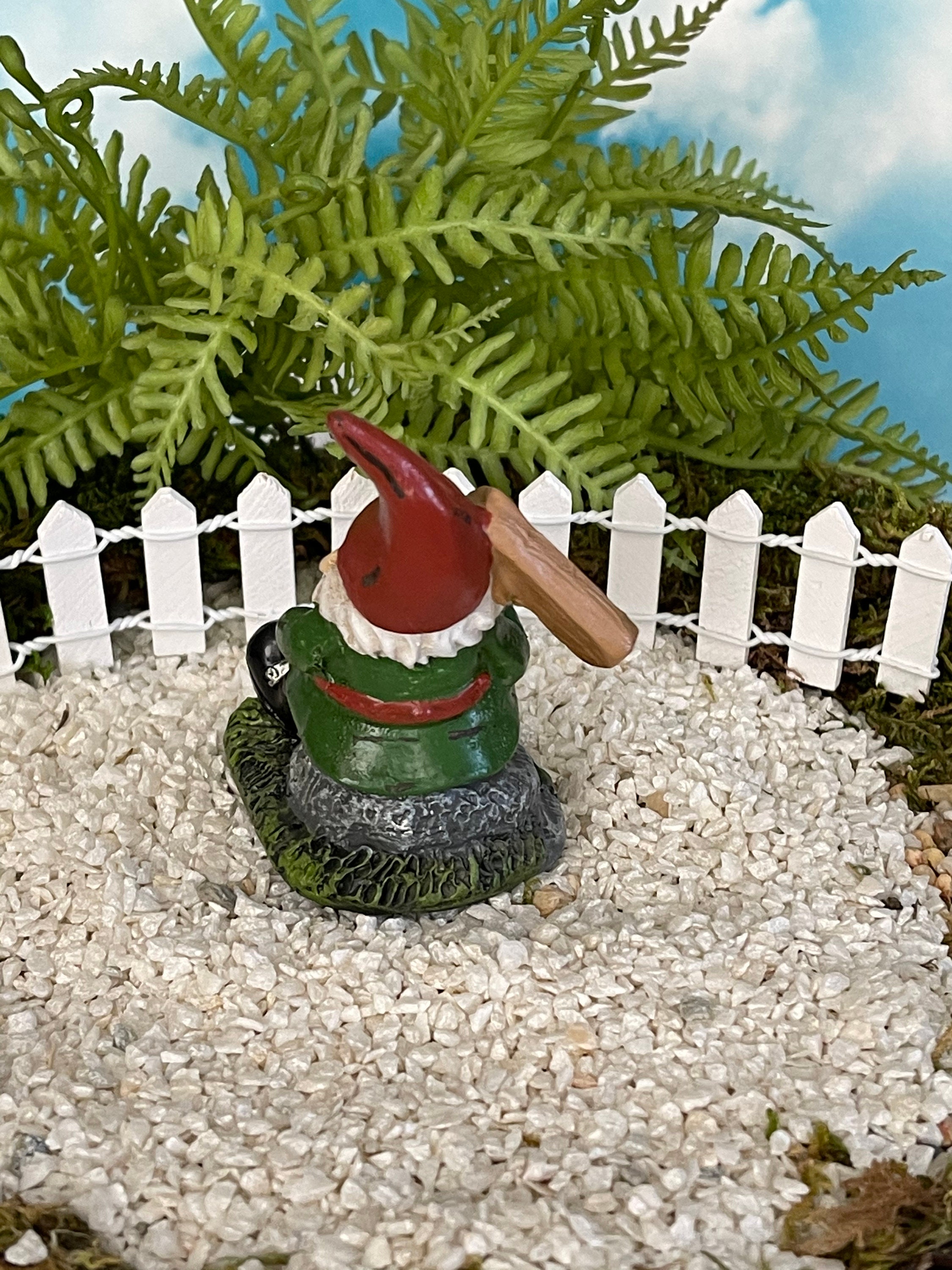 HELLO■HS P-dyed VTG Mini Arch Logo Tee ■送料込 Miniature Gnome, Fairy Garden Accessories, Welcome Gnome