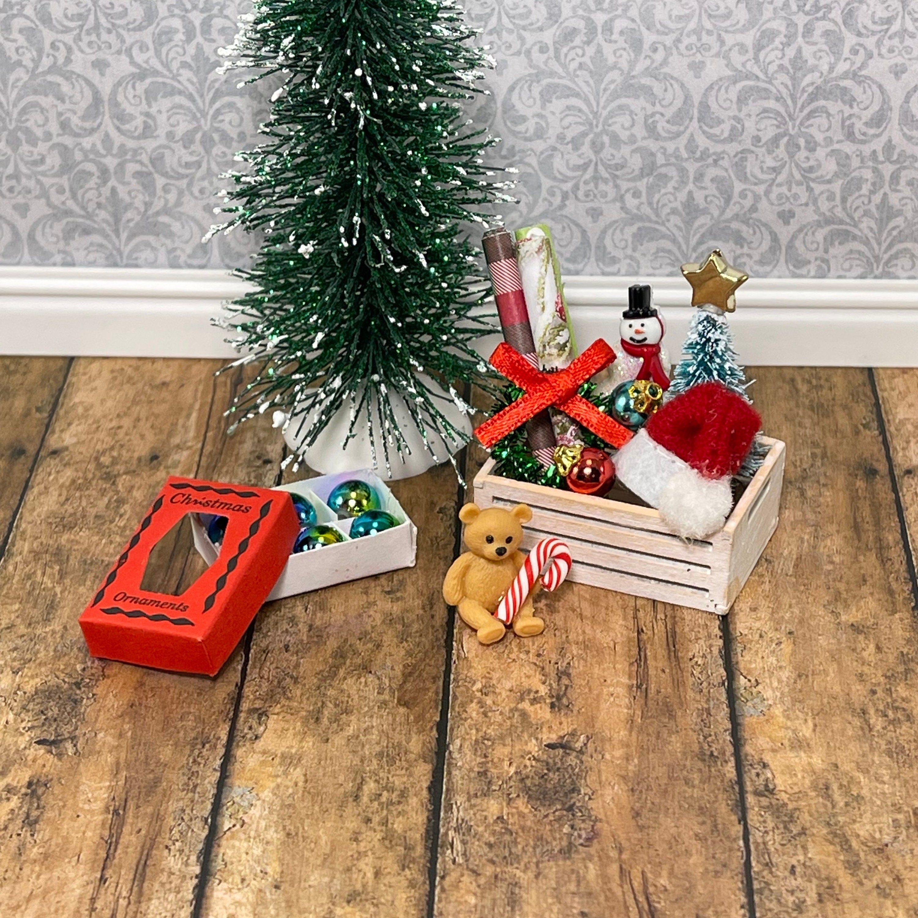 thumbnail image 2 of Tinplate Mailbox Toy - White Decorative Storage Box For Gifts, Letters & Small Items 2 of 12