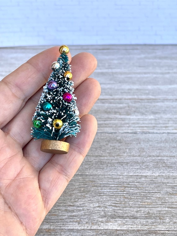 Miniature Christmas Tree, Tiny Christmas, Fairy Garden Accessories