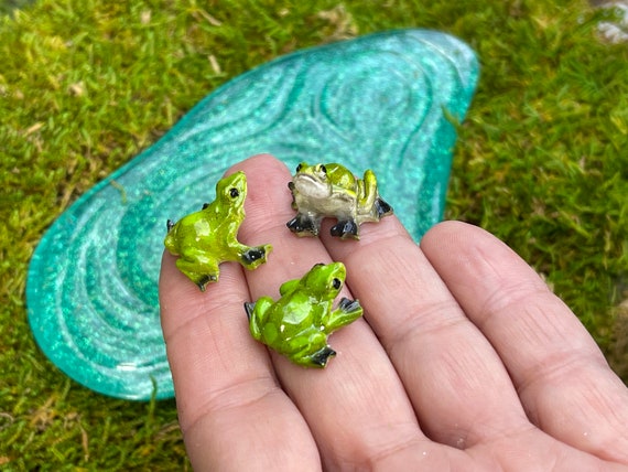 Miniature Frog Toad, Fairy Garden Accessories, Mini Frogs, Tiny Figurines,  Resin Miniatures, Dollhouse Miniatures -  Norway