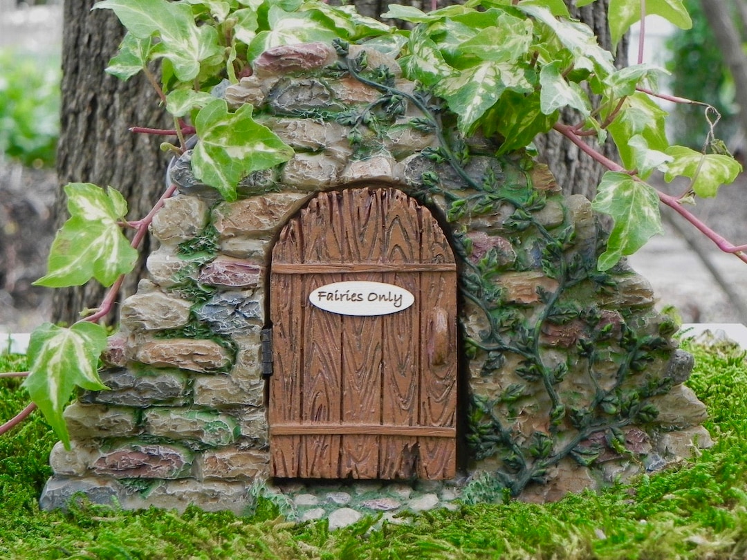 Fairy Garden Door With Hidden Stairs for Fairy Garden - Etsy Canada