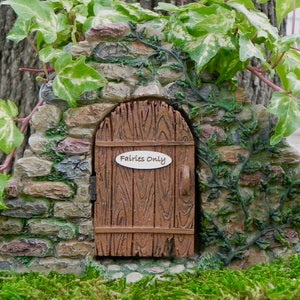 Fairy Garden Door with hidden stairs for fairy garden