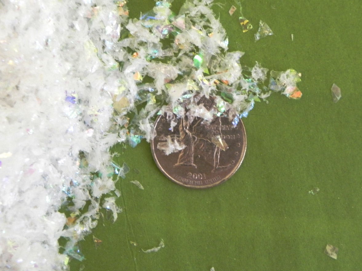 Fake Snow Flakes Iridescent Artificial Decorative Snow for Etsy