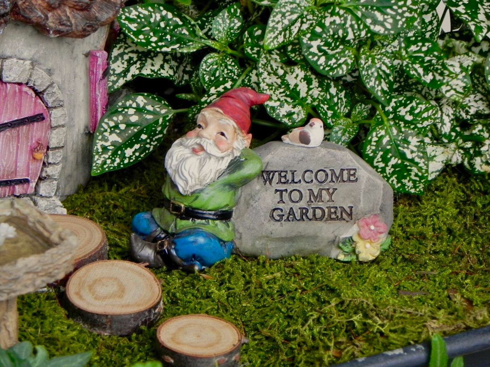 Miniature Gnome Fairy Garden Accessory to My Garden Etsy