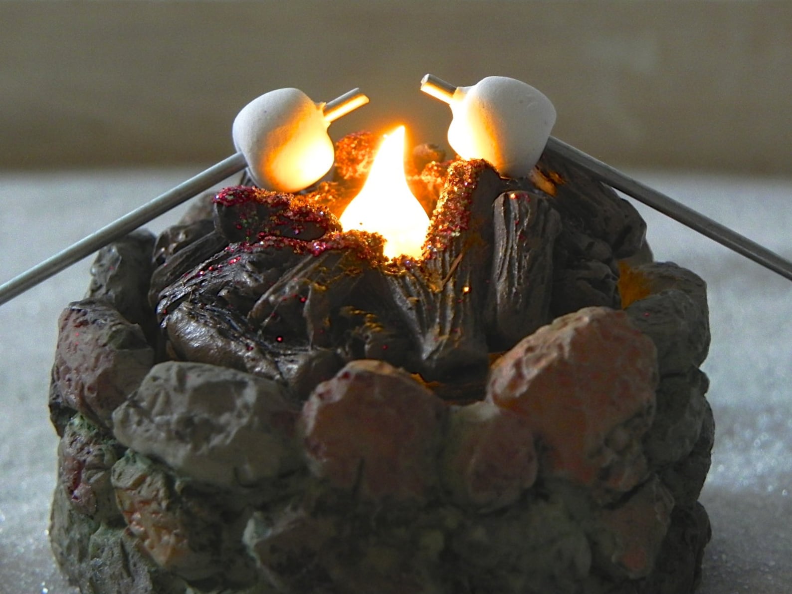 Fairy Garden Fire Pit Accessories Firepit With LED Tea Light Etsy