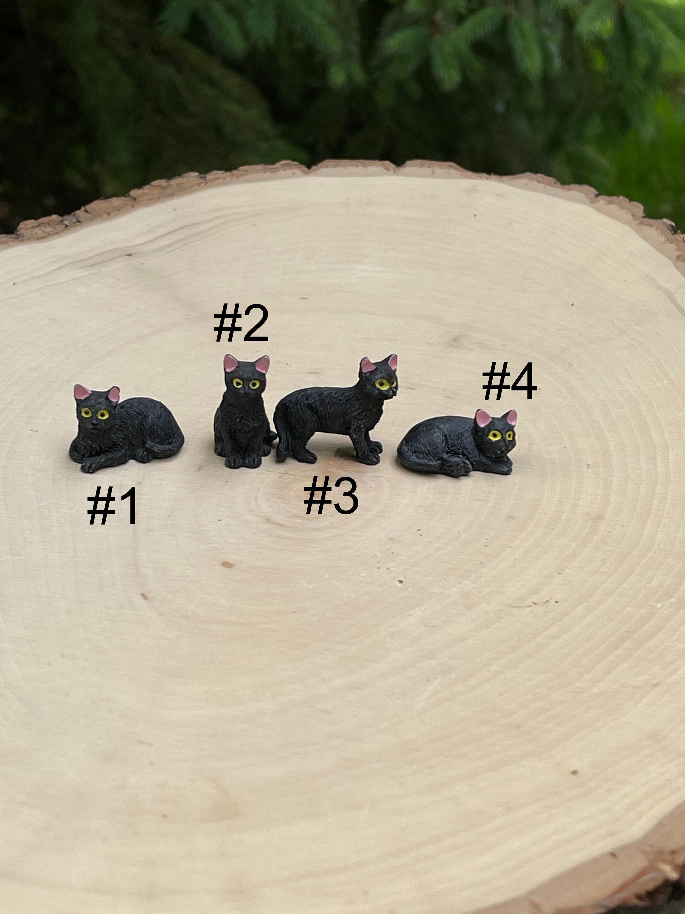 ONE Miniature Cat, fairy garden accessories, terrarium, fairy garden …