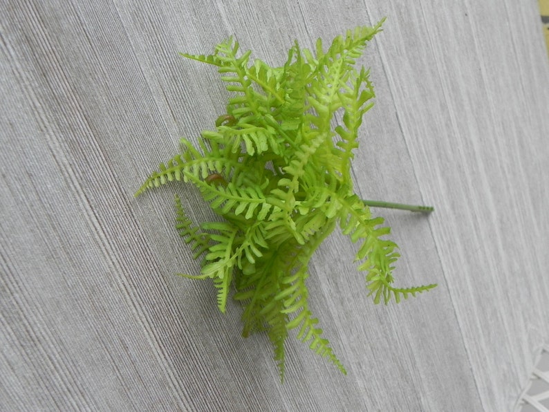 Faux Greenery Artificial Ferns Mini Faux Plants Supplies Etsy