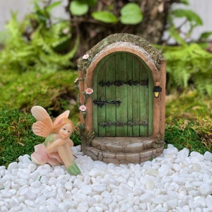 Fairy Door Miniature outdoor resin fairy door, mystical fairy door, fairy garden accessories, fairy door, Fairy figurine