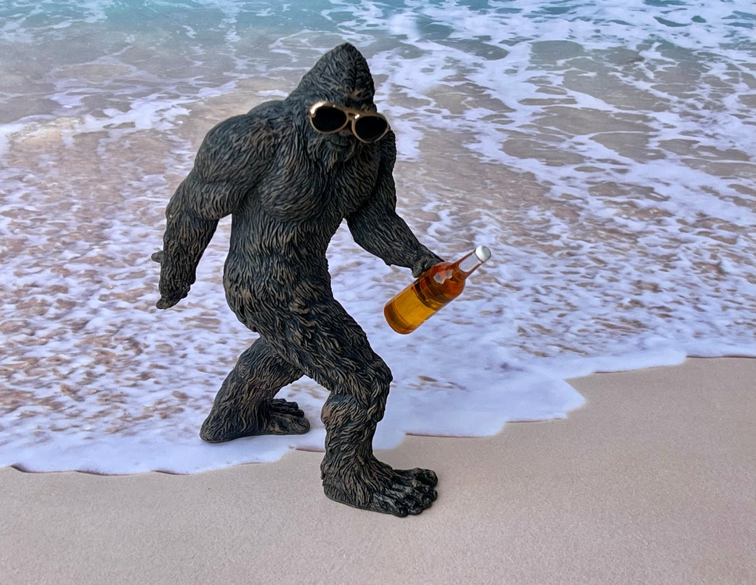 Miniature Bigfoot Figurine, 5 Tall Miniature Sasquatch Figurine