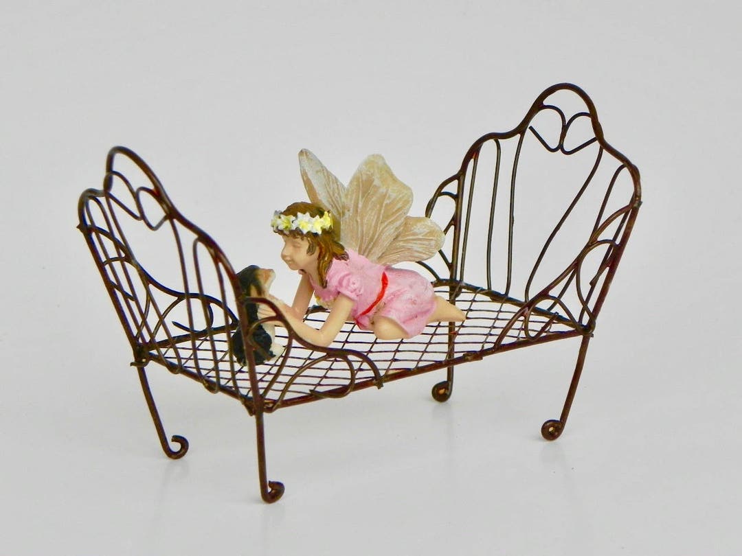 Miniature Fairy With Puppy, Miniature Fairy Bed Etsy