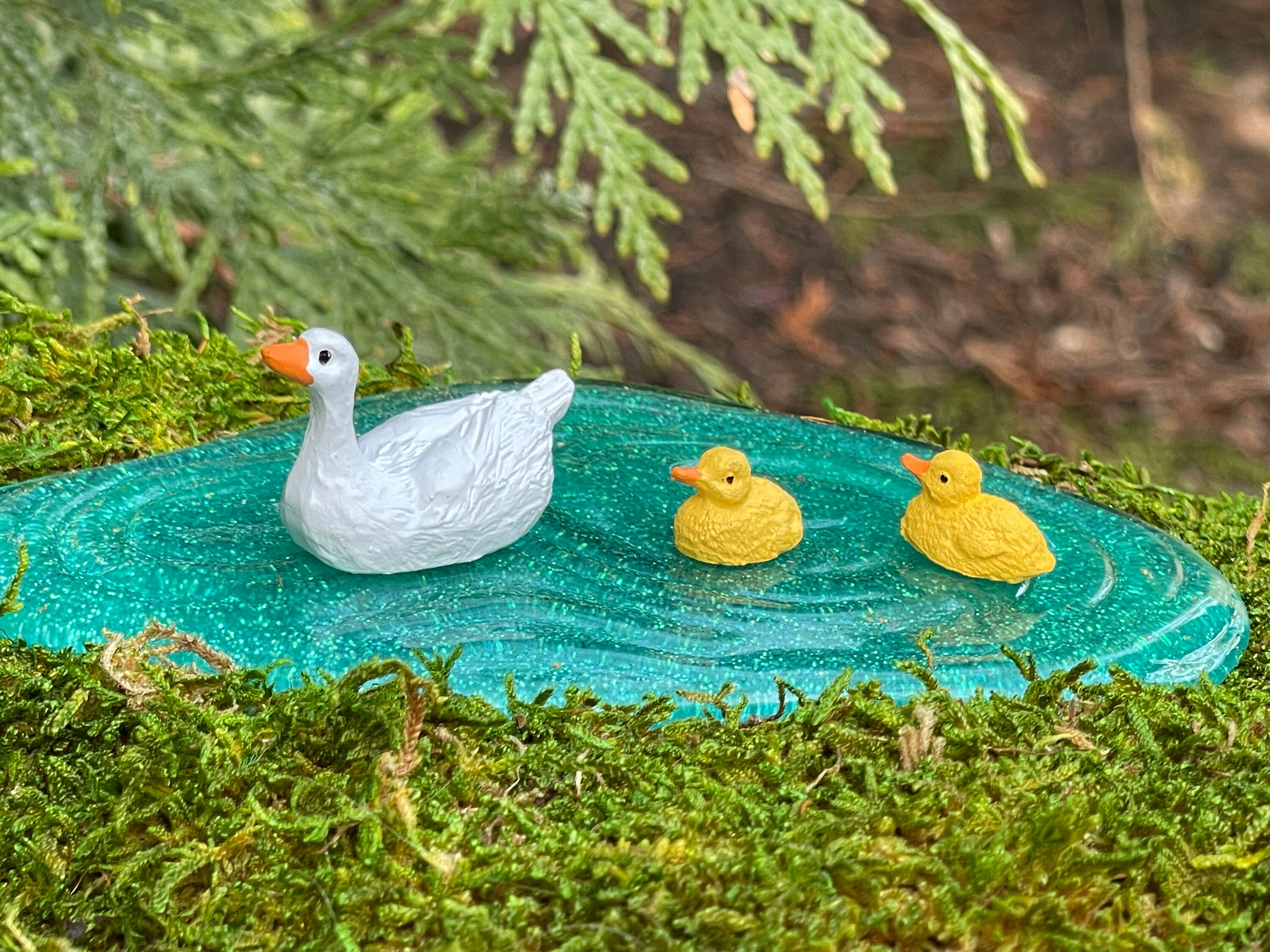 Miniature Duck Ducklings Baby Ducks, Duck Family, SET OF 3 - Etsy