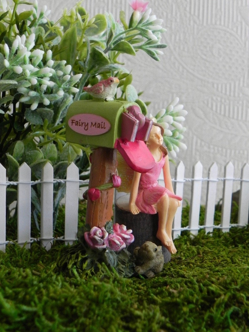 Fairy Garden Mailbox miniature mail box handmade Fairy Mail Etsy