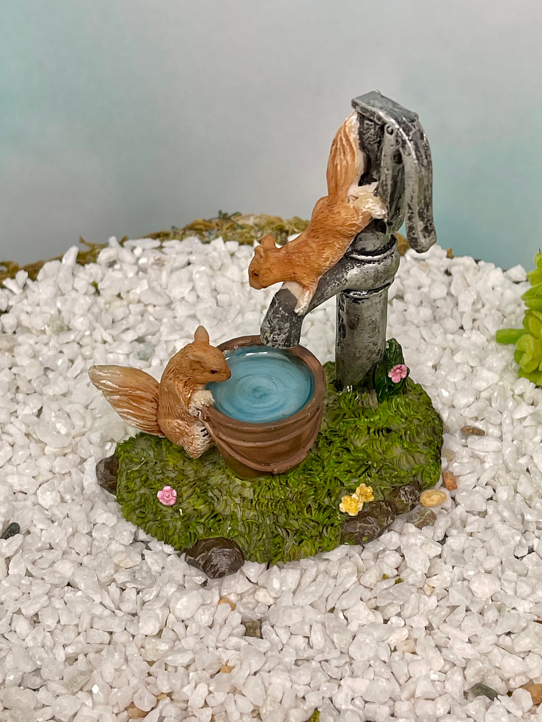 60 Pcs Mini Resin Squirrel Figurines - For Fairy Gardens, Cake Toppers, DIY Decor - View #7