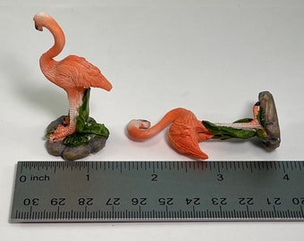 thumbnail image 2 of QiWeiFaCai 150-Piece Mini Resin Flamingo Figurines – Tiny Pink Decor For Garden, Fairy Gardens & Crafts 2 of 12