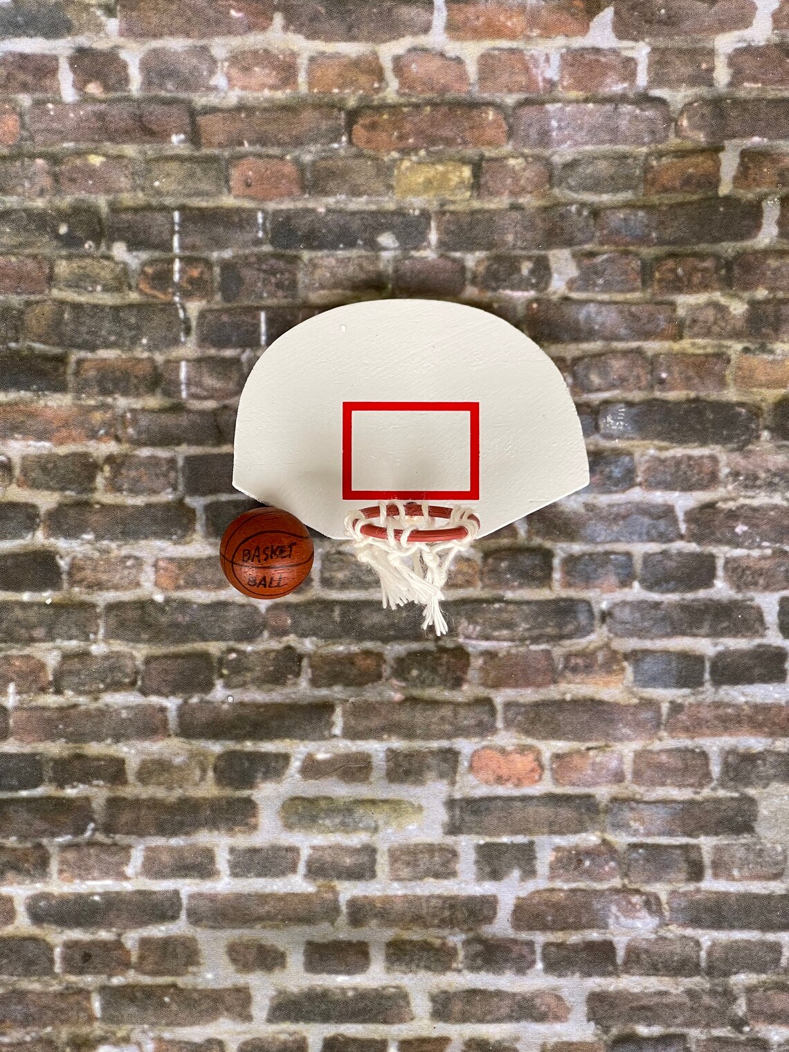Miniature Basketball Hoop With Backboard Miniature Etsy