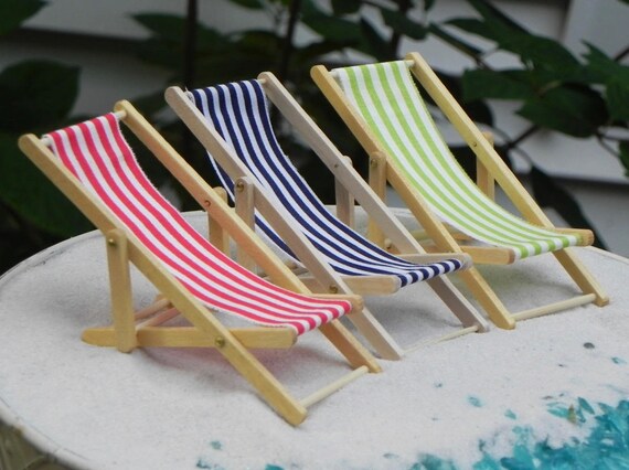 miniature deck chairs