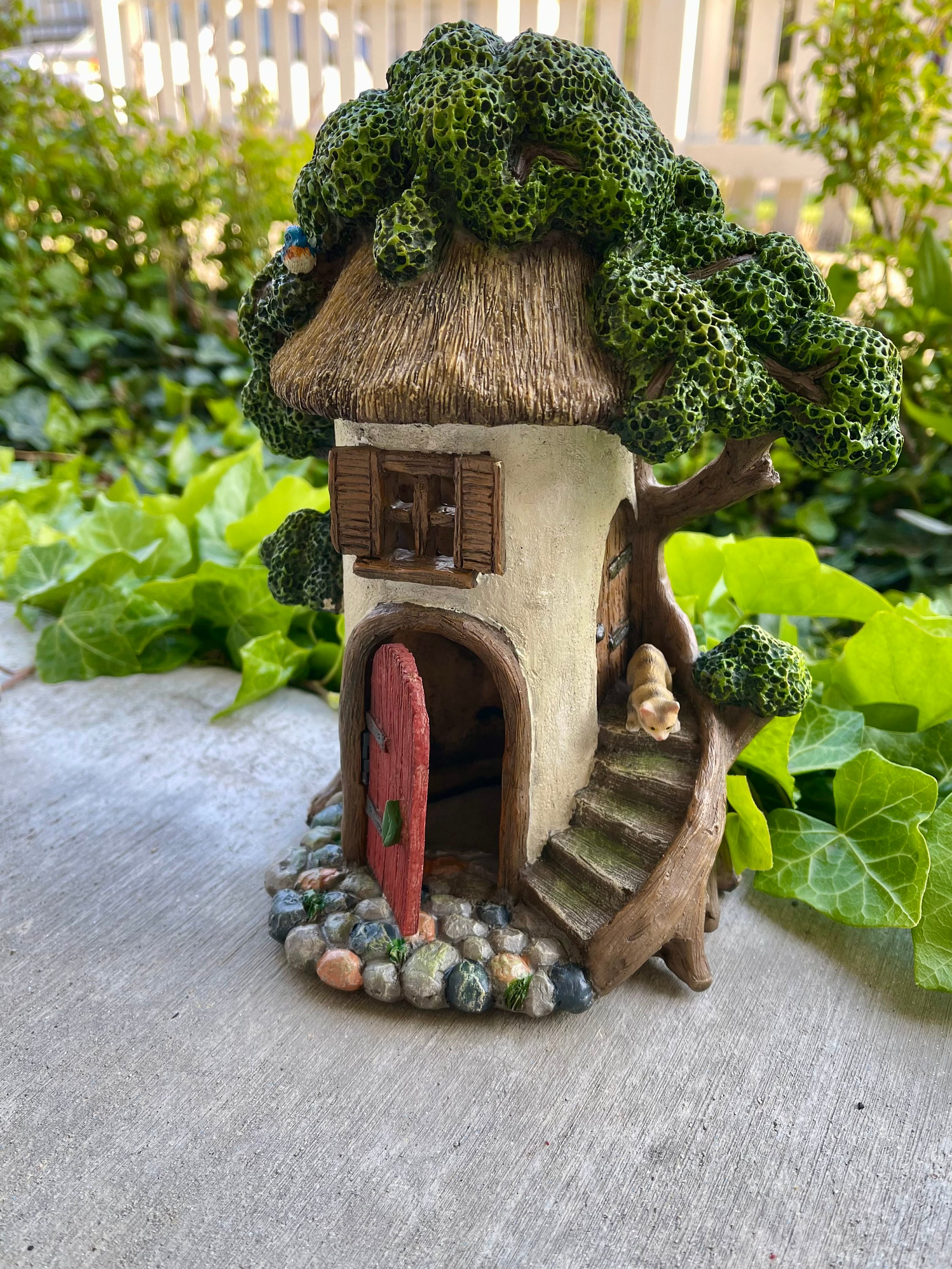 UPKOCH Faiy Gaden Mini House Accessoies, Miniatue Village