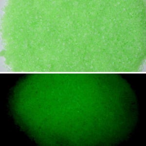 Glow in the Dark Crushed Glass chips gravel, Halloween miniatures fairy garden accessories, craft supplies phosphorescent, 1/2 cup