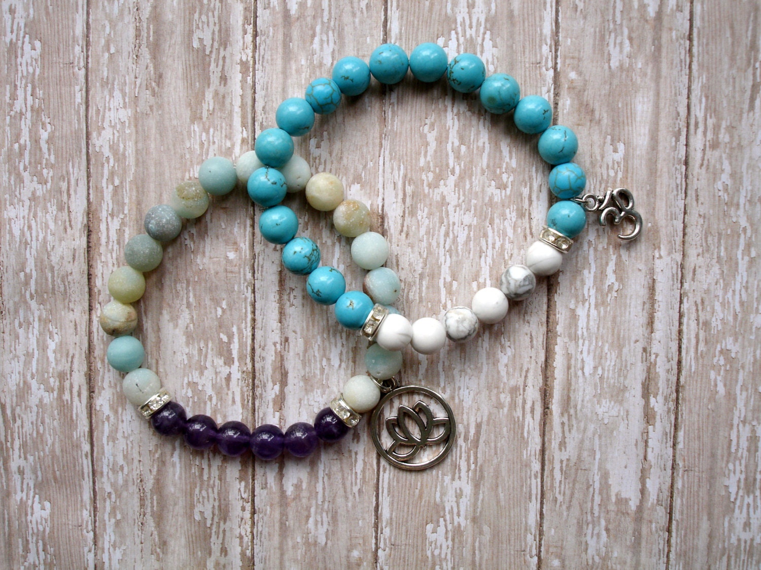 Anxiety Bead Bracelet Mala Bead Mala Bracelet Stress Relief Etsy