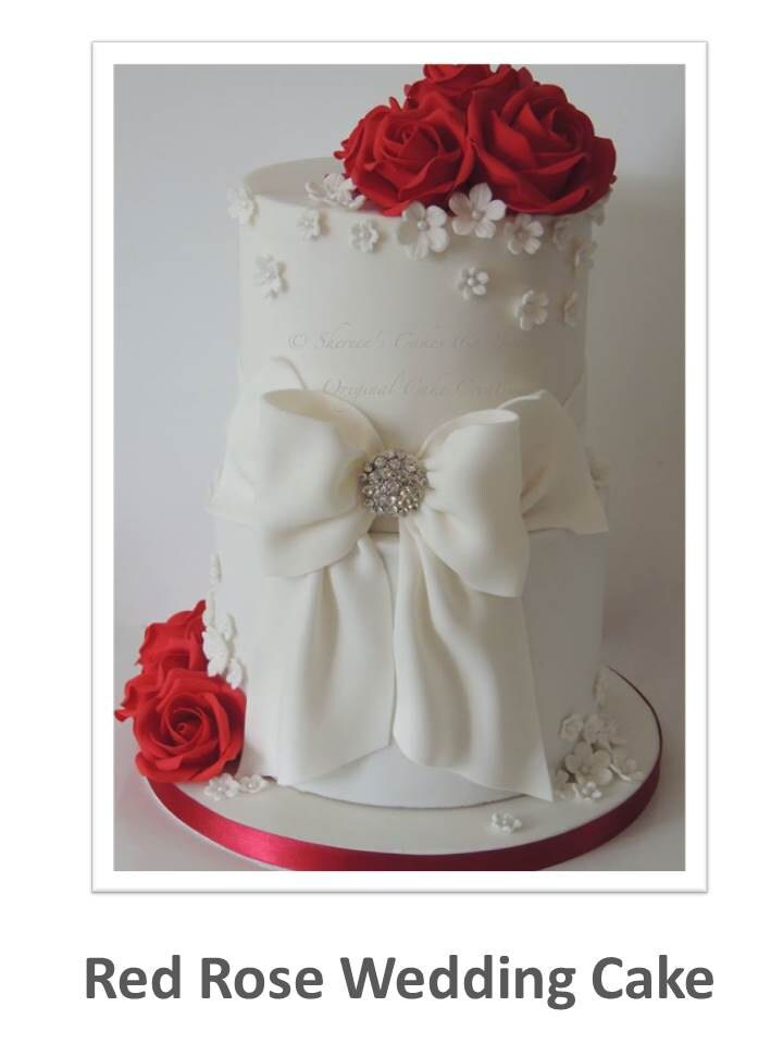 Red Rose Wedding  Cake  PDF Tutorial  Etsy