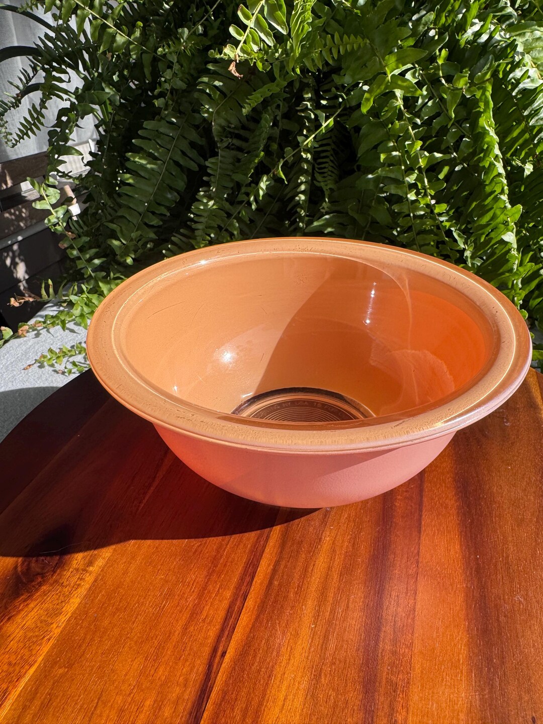 Rare Vintage Pyrex Peach Autumn Rainbow Mixing Bowl #322 1L, Clear ...