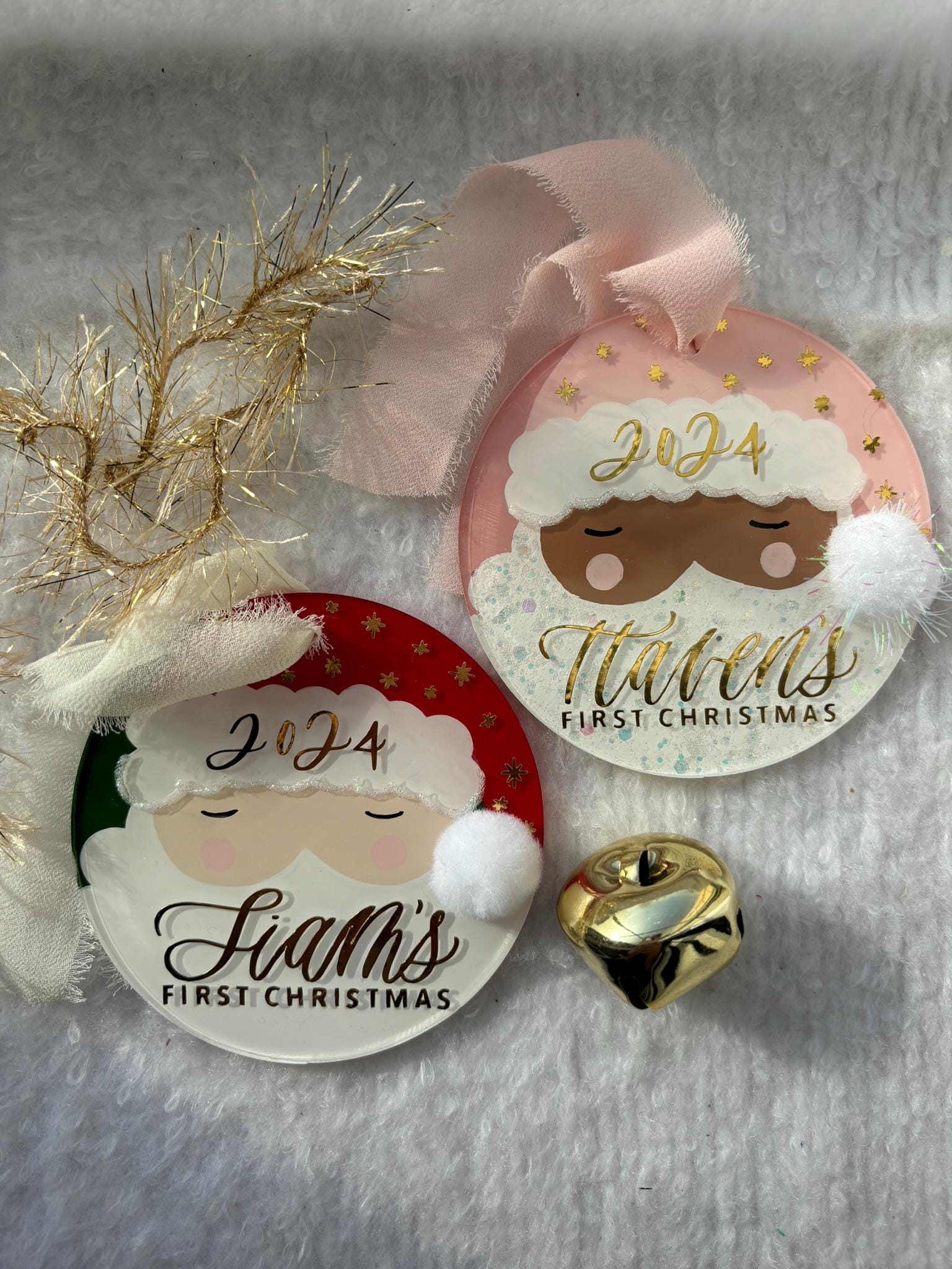 SANTA ORNAMENT (Baby&#39;s first Christmas)