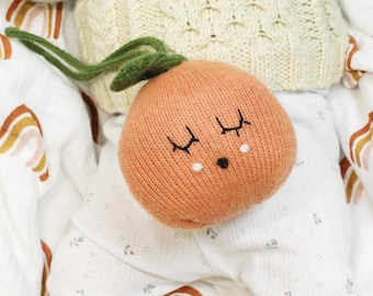 Baby clementine hanging rattle