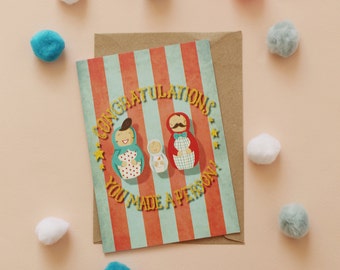 You Made A Person! New Baby Card