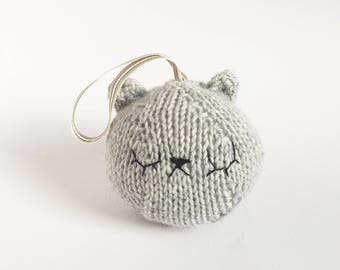 Sleepy Bear Baby Rattle