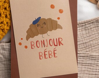 Carte Bonjour bébé