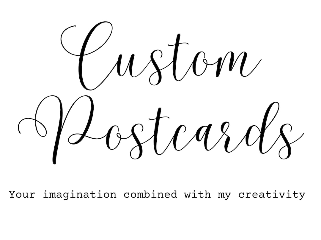 Custom Postcard Template FOR Marketing/ Special Events/ Holidays Etsy