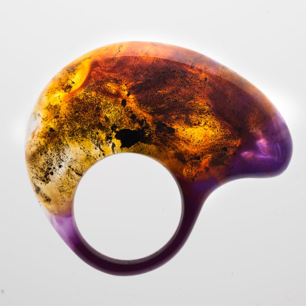 Unconventional & Statement Dust Nebula Ring