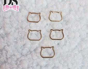 9×11mm Cat head Buckle Connector for tiny mini doll crafting sewing craft supplies