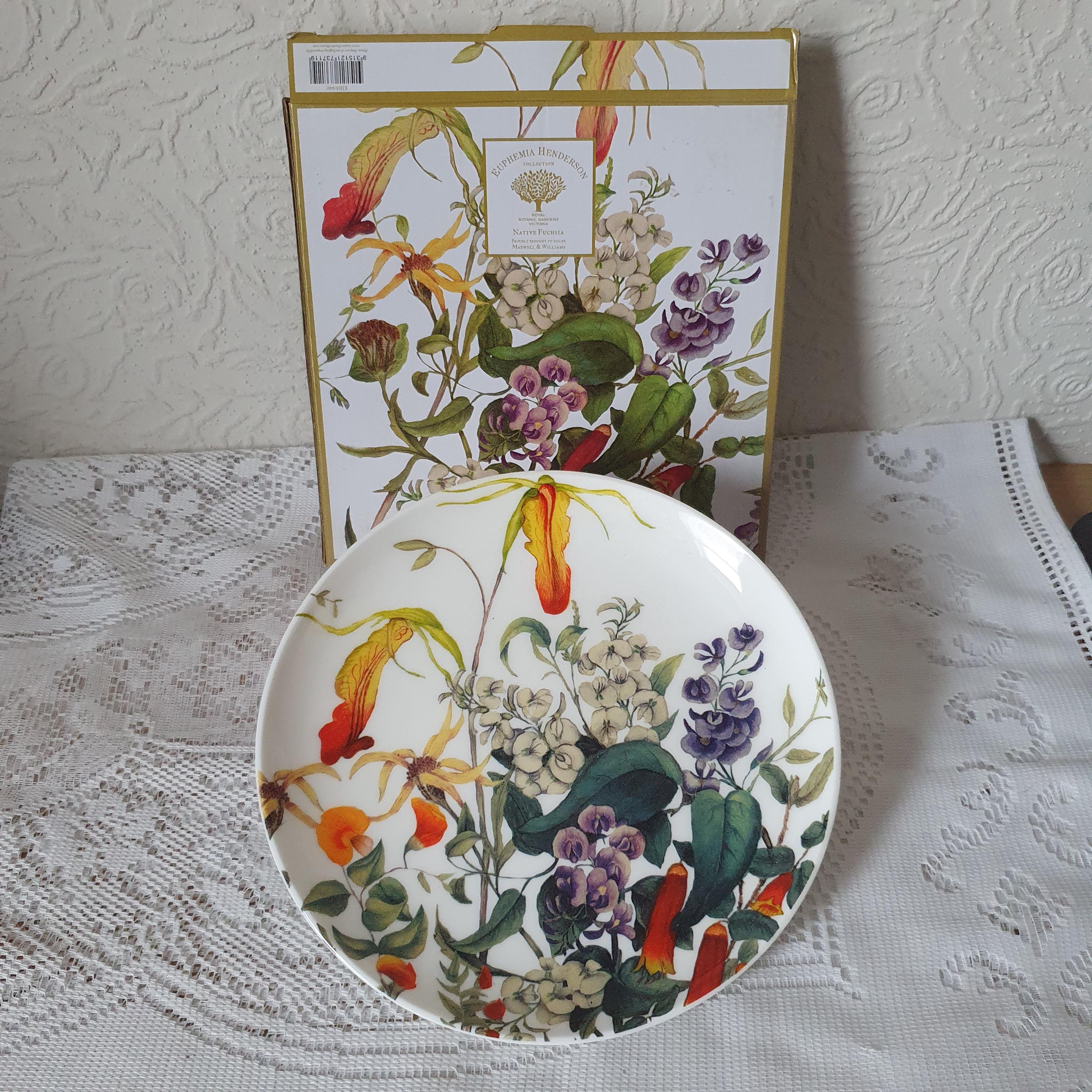 Maxwell Williams Euphemia Henderson Fuchsia Botanical Plate