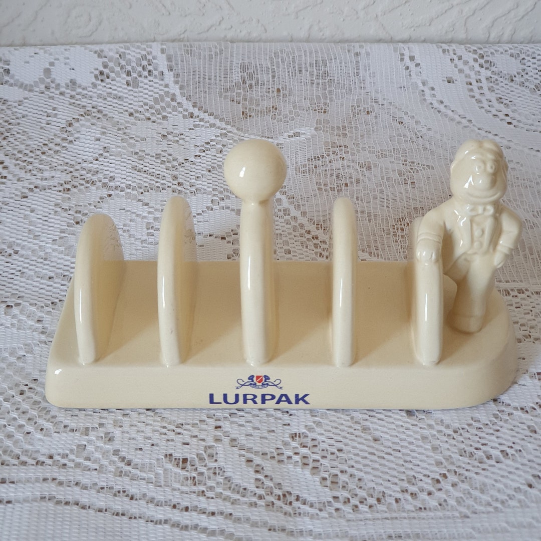 Vintage Lurpak Ceramic Toast Rack With Douglas the Butter Man Etsy