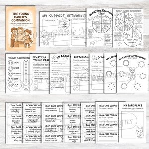 Young Carer Printable Activity Pack Support Self care Toolkit For young-carer-printable-activity-pack-support-self-care-toolkit-for
