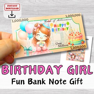 Billete divertido y novedoso para niños. Imprimible "Millonario Millonario". Regalo para grupos escolares o infantiles. Kit de manualidades. Manualidades para la educación en casa.