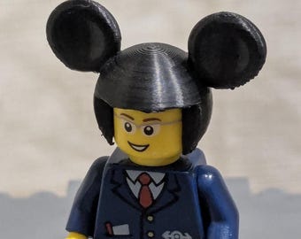 Disney Maus Ohren Kostüm für Lego Minifiguren - (3er Set)