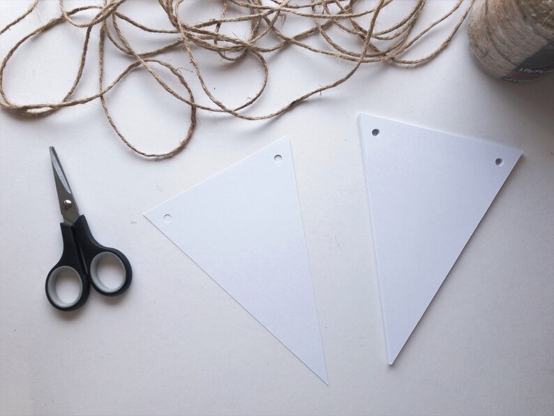 Bunting Banner Kit Diy Banner Kit 12 Piece Pennant Banner Etsy