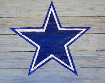 Dallas Cowboys Rustic Sign