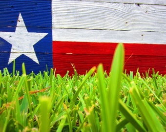 Texas Flag Rustic Sign